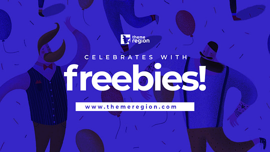 ThemeRegion comes with a new design; celebrates with freebies!